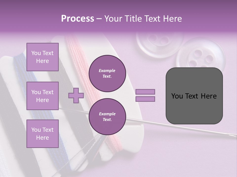 Sewing Cotton String PowerPoint Template