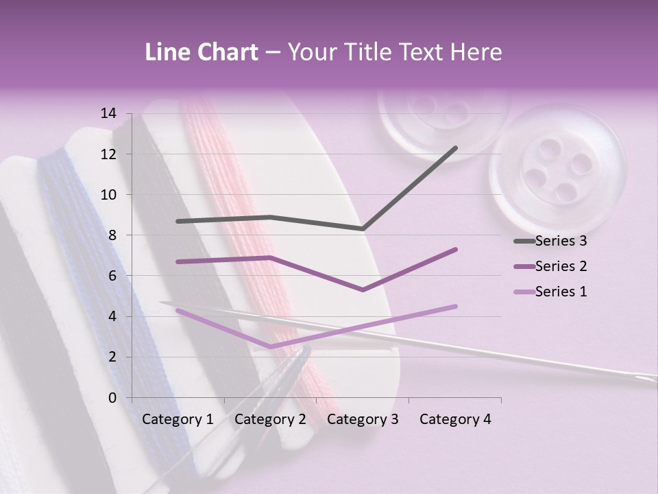 Sewing Cotton String PowerPoint Template