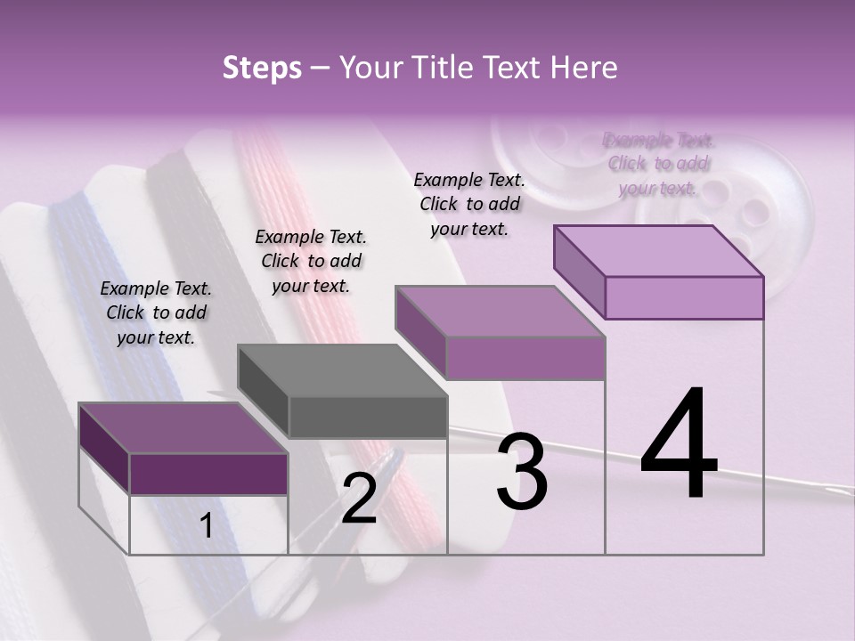 Sewing Cotton String PowerPoint Template