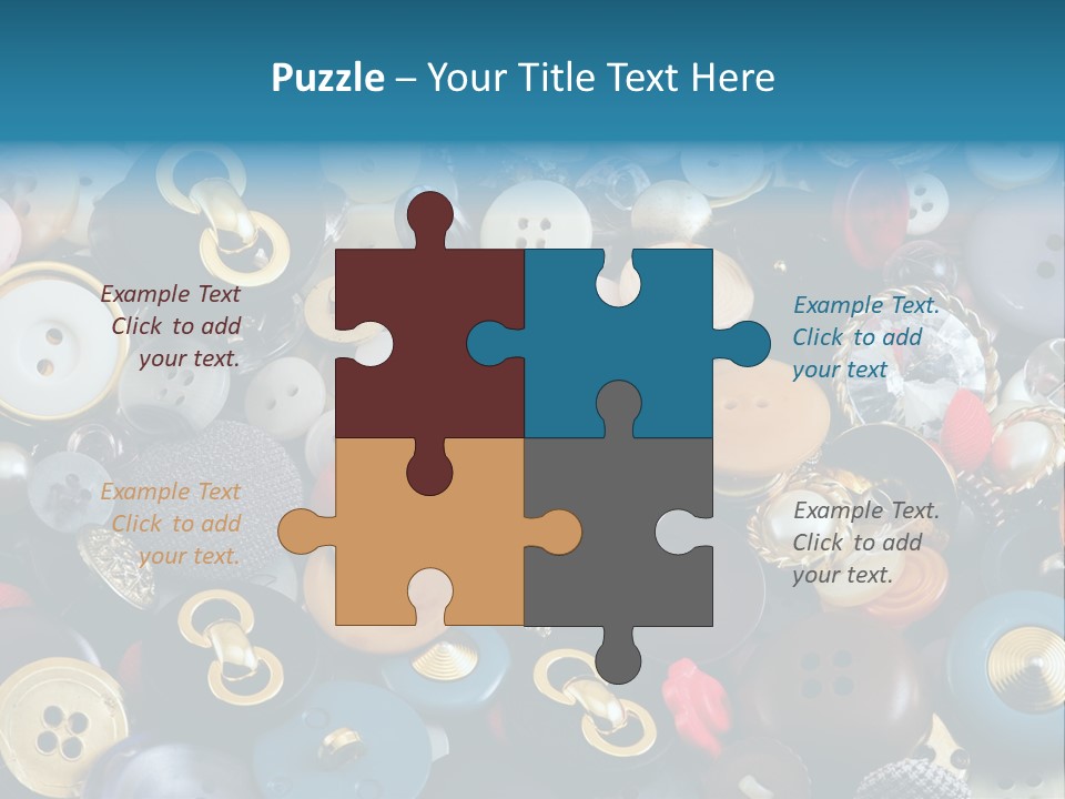 Sewing Items PowerPoint Template