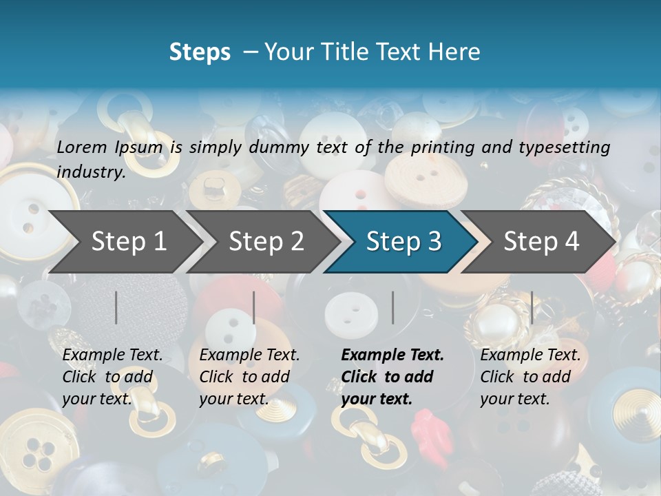 Sewing Items PowerPoint Template