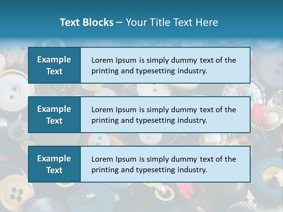 Sewing Items PowerPoint Template