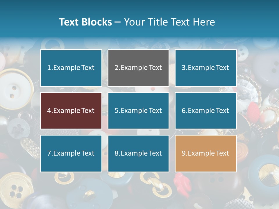 Sewing Items PowerPoint Template