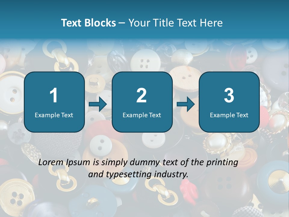 Sewing Items PowerPoint Template