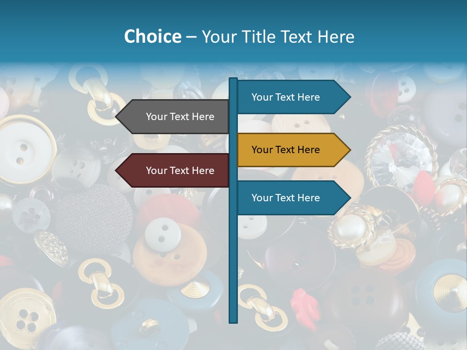 Sewing Items PowerPoint Template