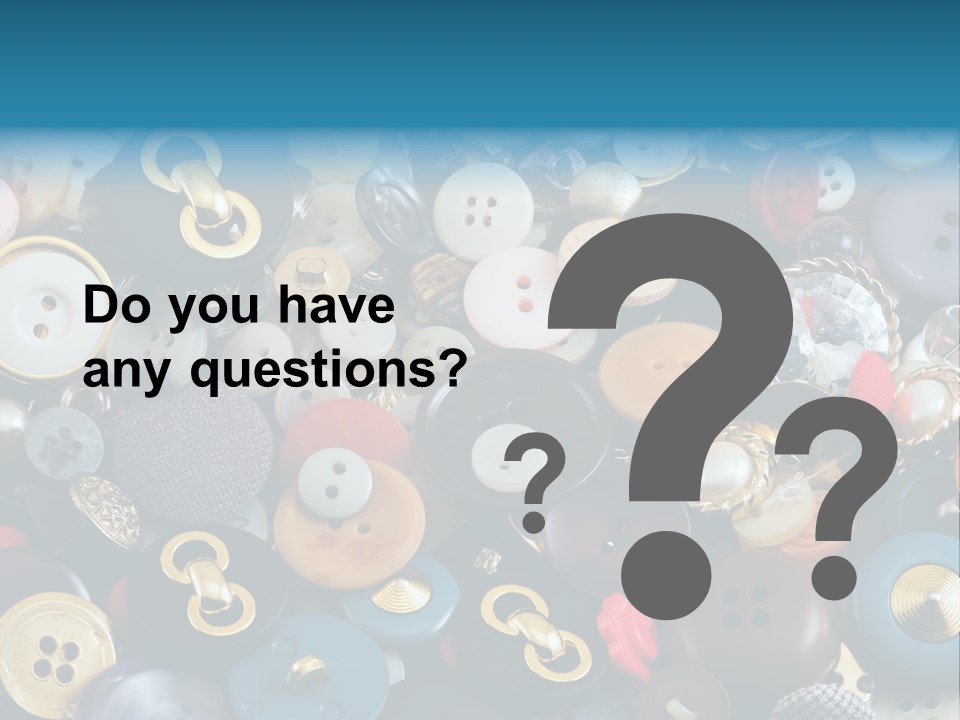 Sewing Items PowerPoint Template