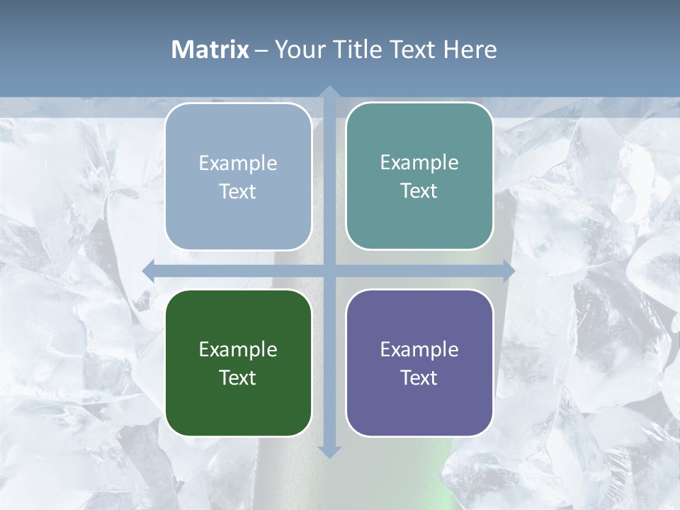 Beer On Ice PowerPoint Template