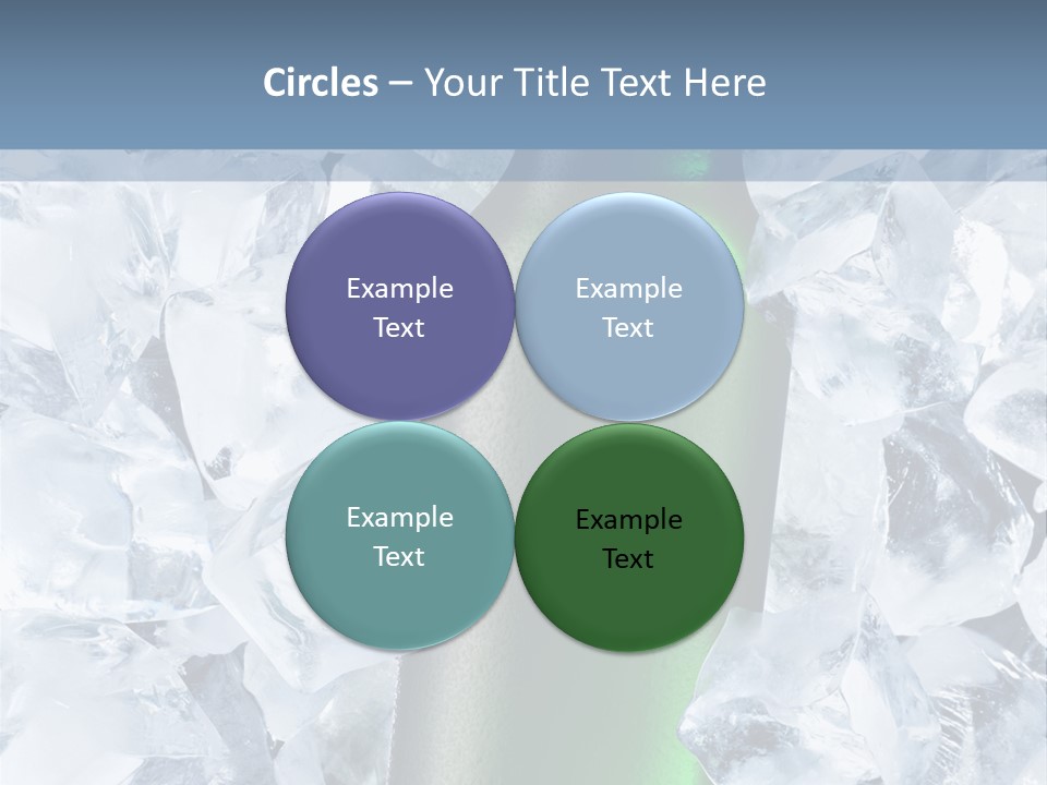 Beer On Ice PowerPoint Template