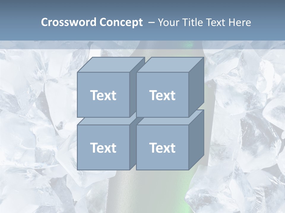 Beer On Ice PowerPoint Template