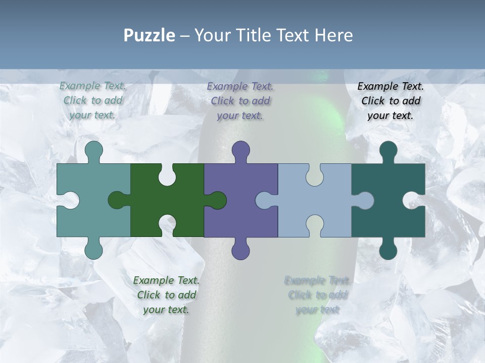 Beer On Ice PowerPoint Template