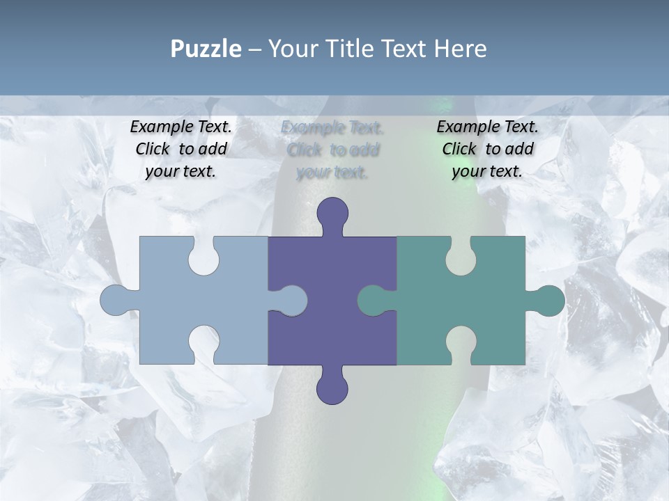 Beer On Ice PowerPoint Template