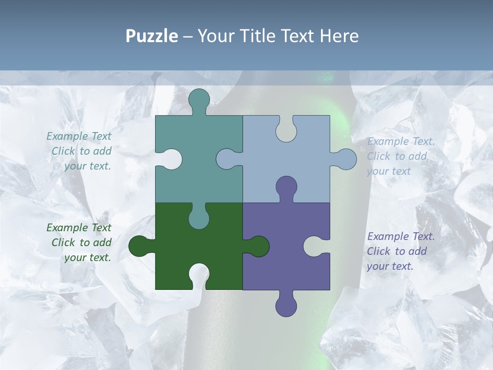 Beer On Ice PowerPoint Template