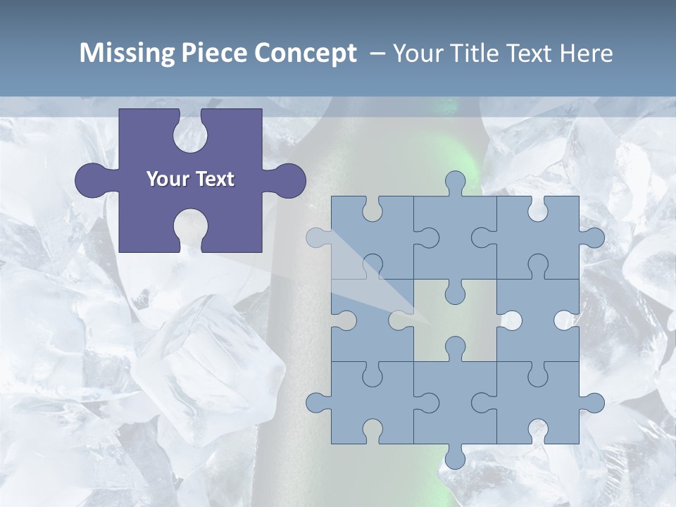 Beer On Ice PowerPoint Template