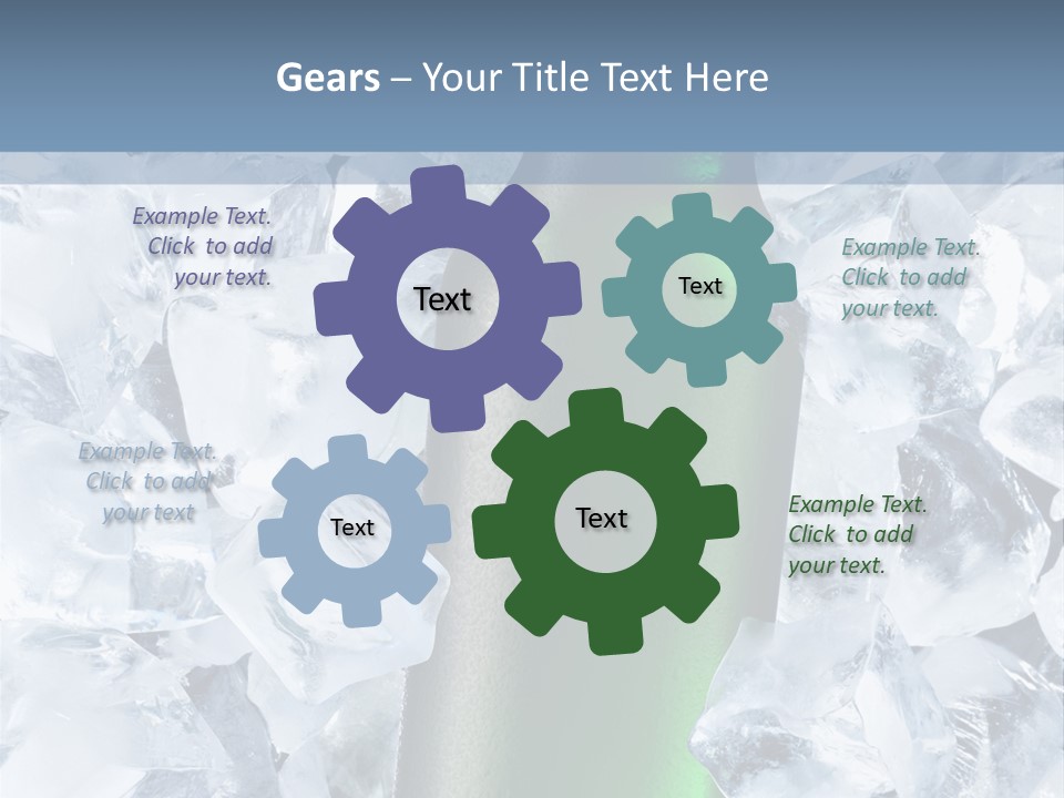 Beer On Ice PowerPoint Template