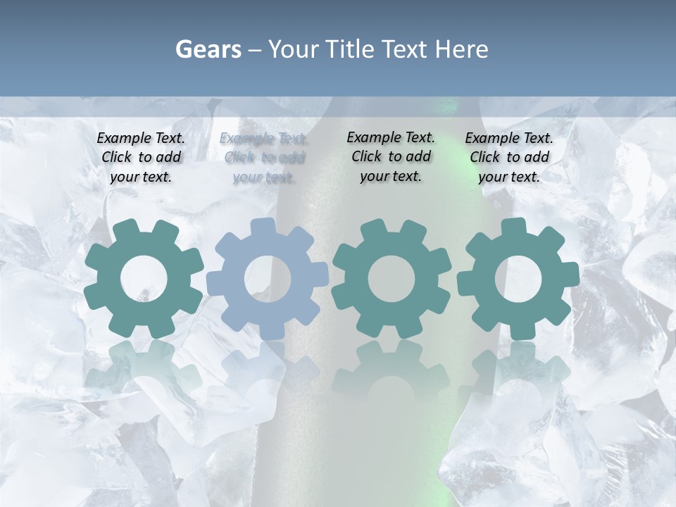 Beer On Ice PowerPoint Template