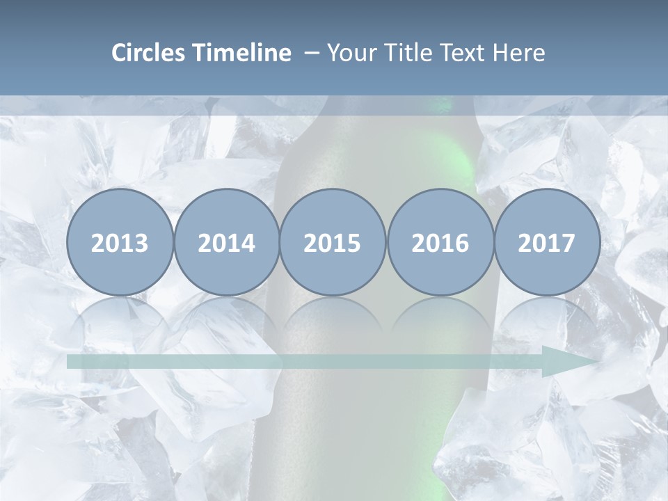 Beer On Ice PowerPoint Template