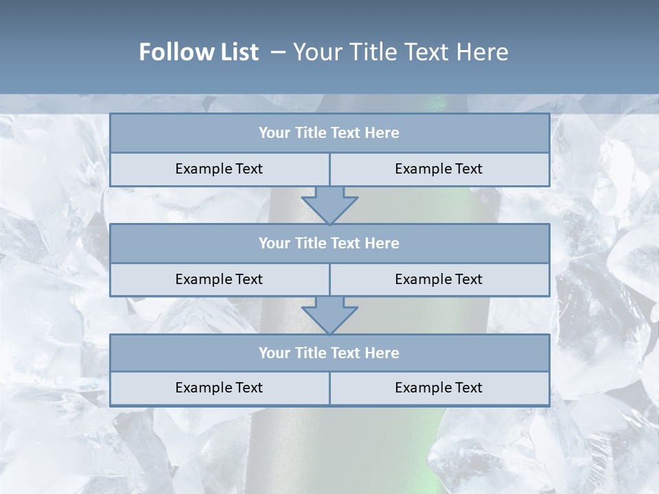 Beer On Ice PowerPoint Template
