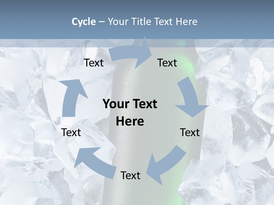 Beer On Ice PowerPoint Template