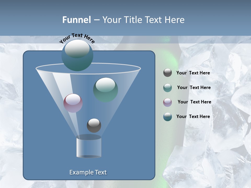 Beer On Ice PowerPoint Template