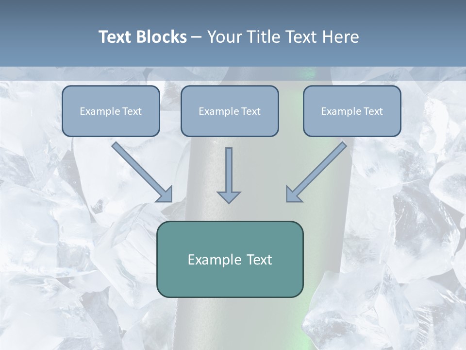 Beer On Ice PowerPoint Template
