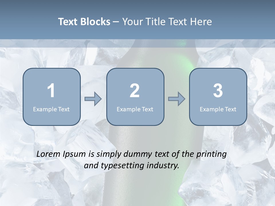 Beer On Ice PowerPoint Template
