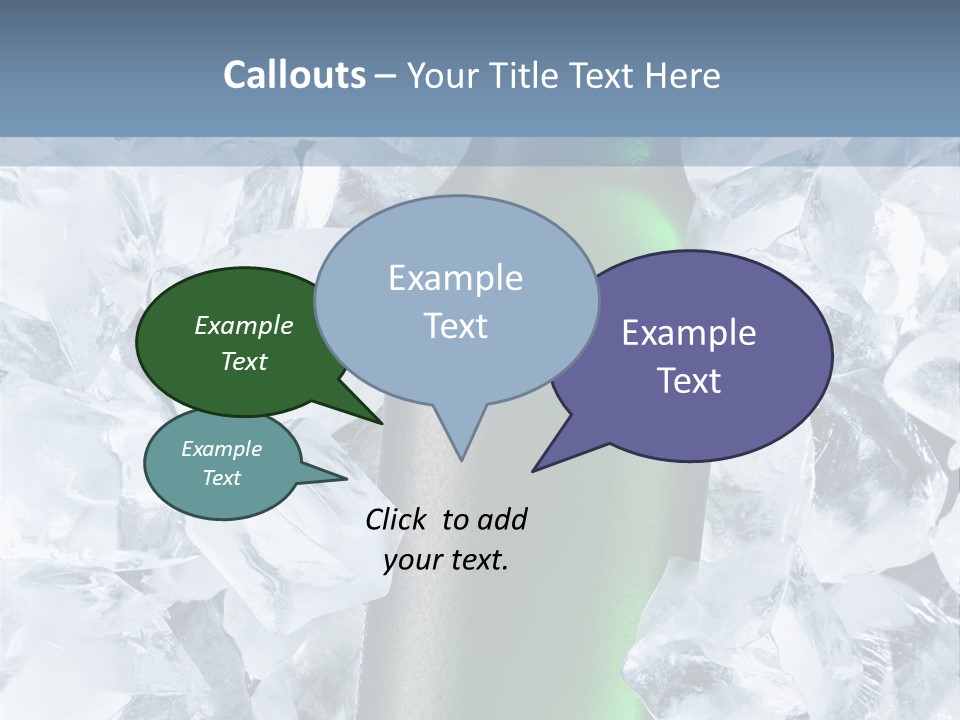 Beer On Ice PowerPoint Template