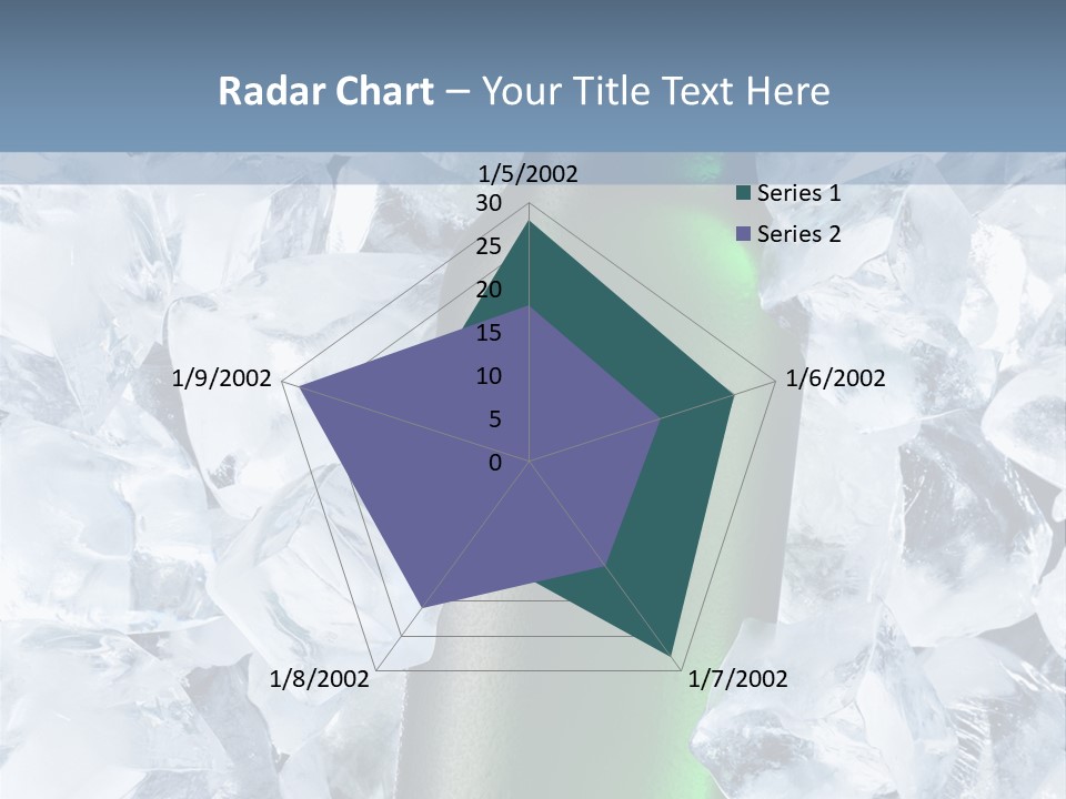 Beer On Ice PowerPoint Template