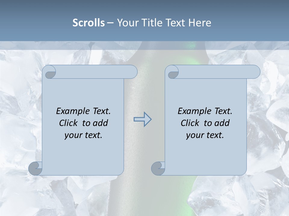 Beer On Ice PowerPoint Template