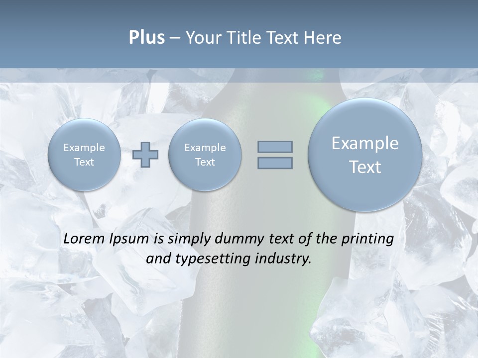Beer On Ice PowerPoint Template