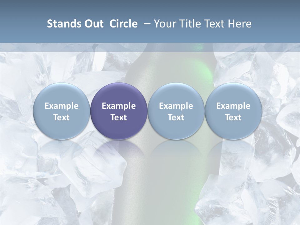 Beer On Ice PowerPoint Template