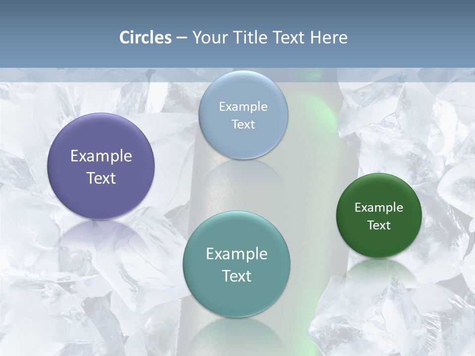 Beer On Ice PowerPoint Template