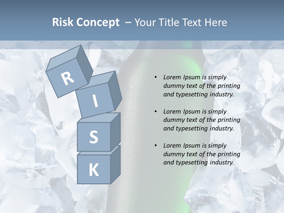 Beer On Ice PowerPoint Template