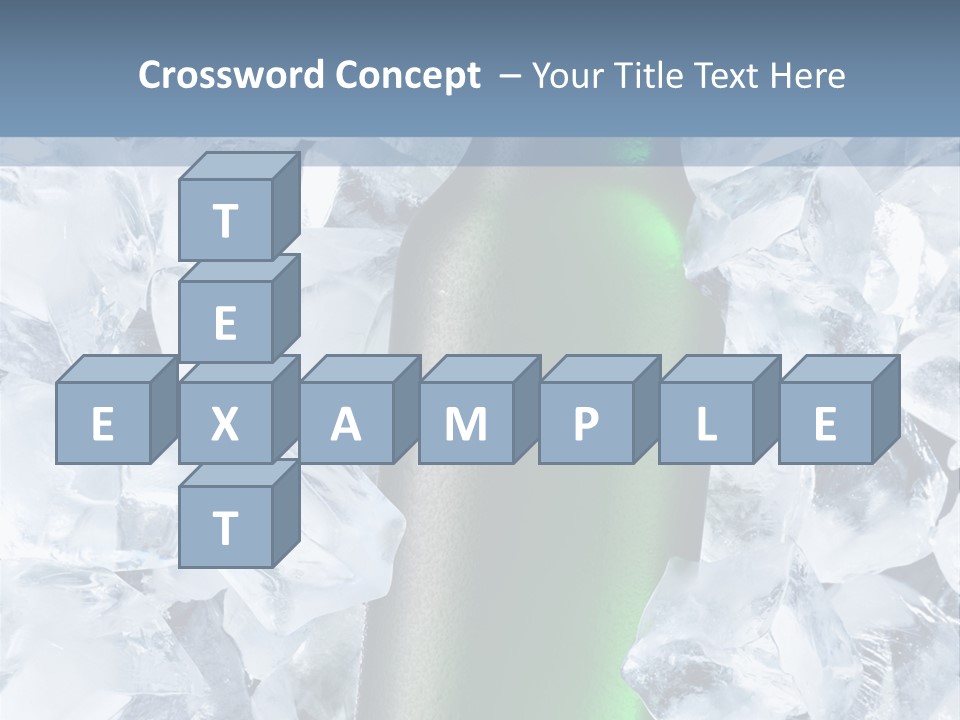 Beer On Ice PowerPoint Template