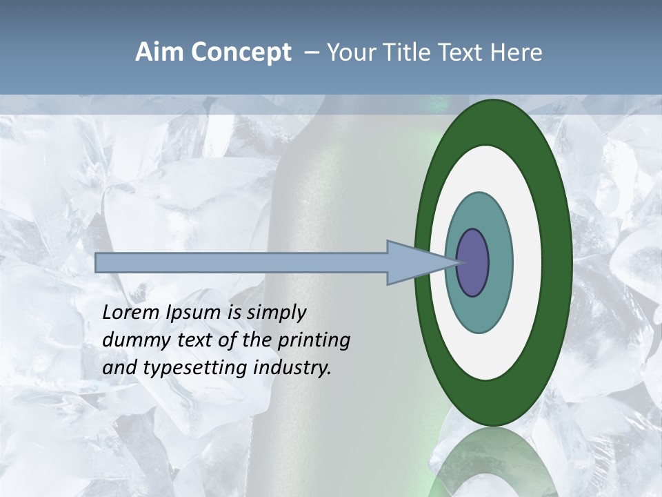Beer On Ice PowerPoint Template