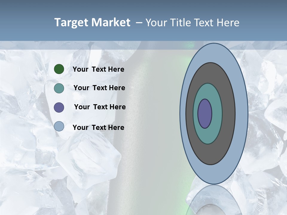 Beer On Ice PowerPoint Template