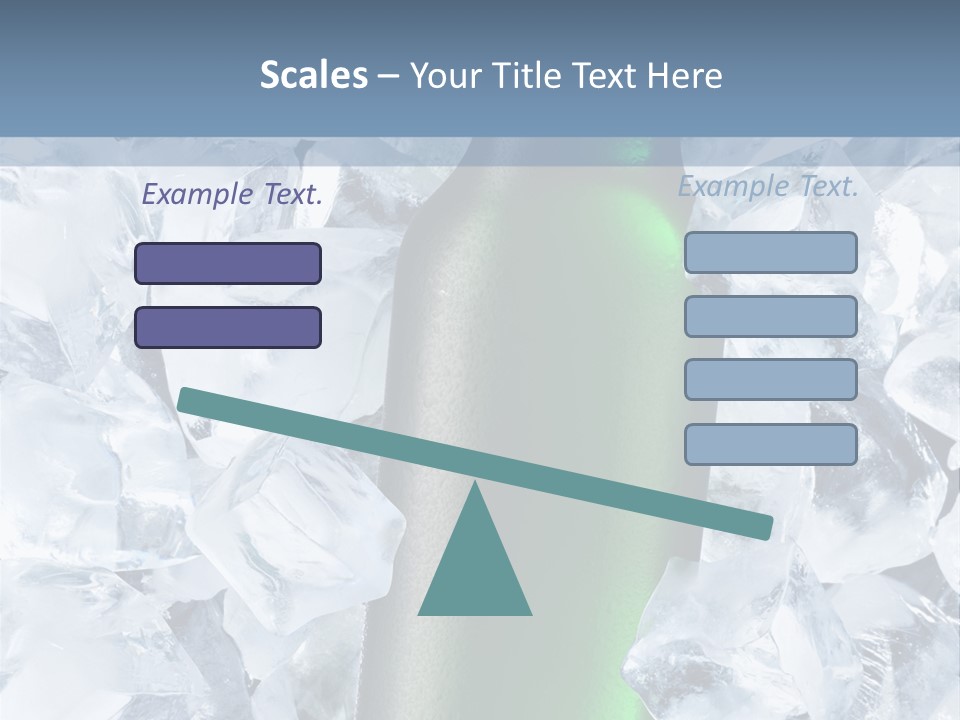 Beer On Ice PowerPoint Template