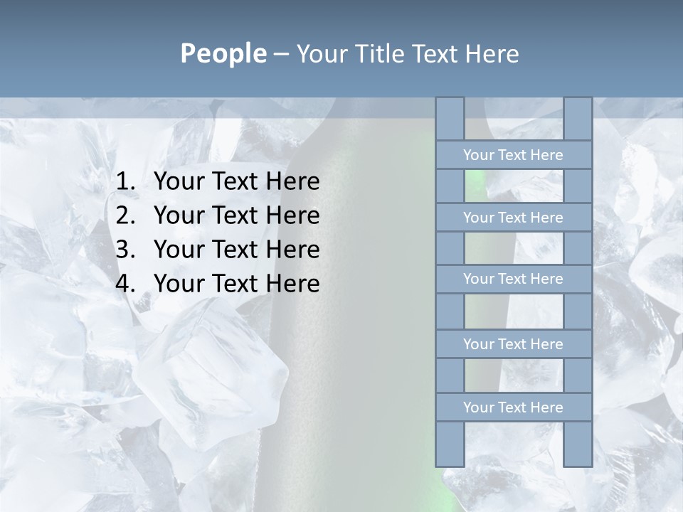 Beer On Ice PowerPoint Template