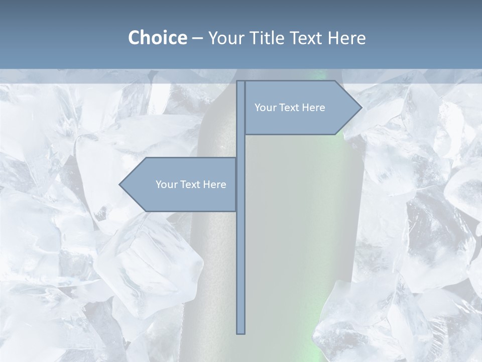 Beer On Ice PowerPoint Template