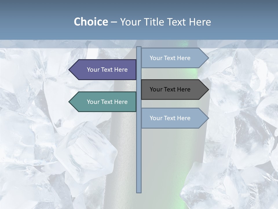 Beer On Ice PowerPoint Template