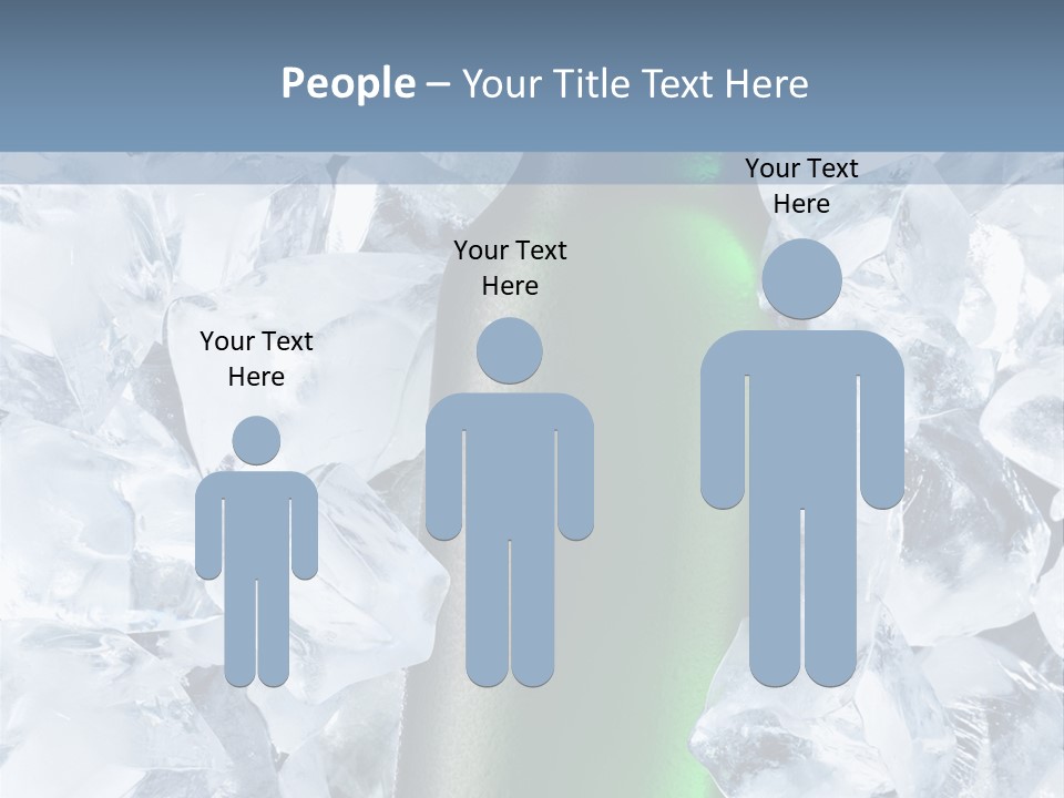 Beer On Ice PowerPoint Template