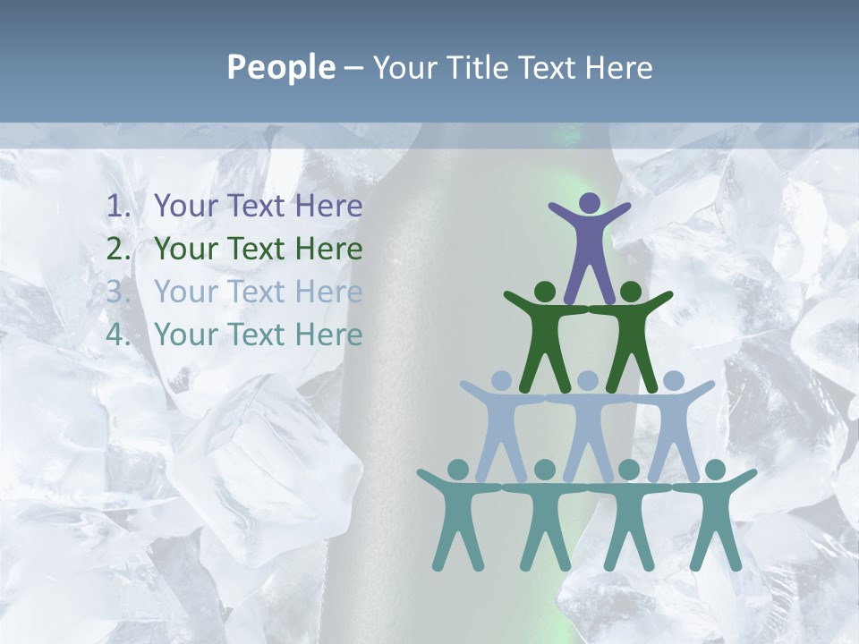 Beer On Ice PowerPoint Template