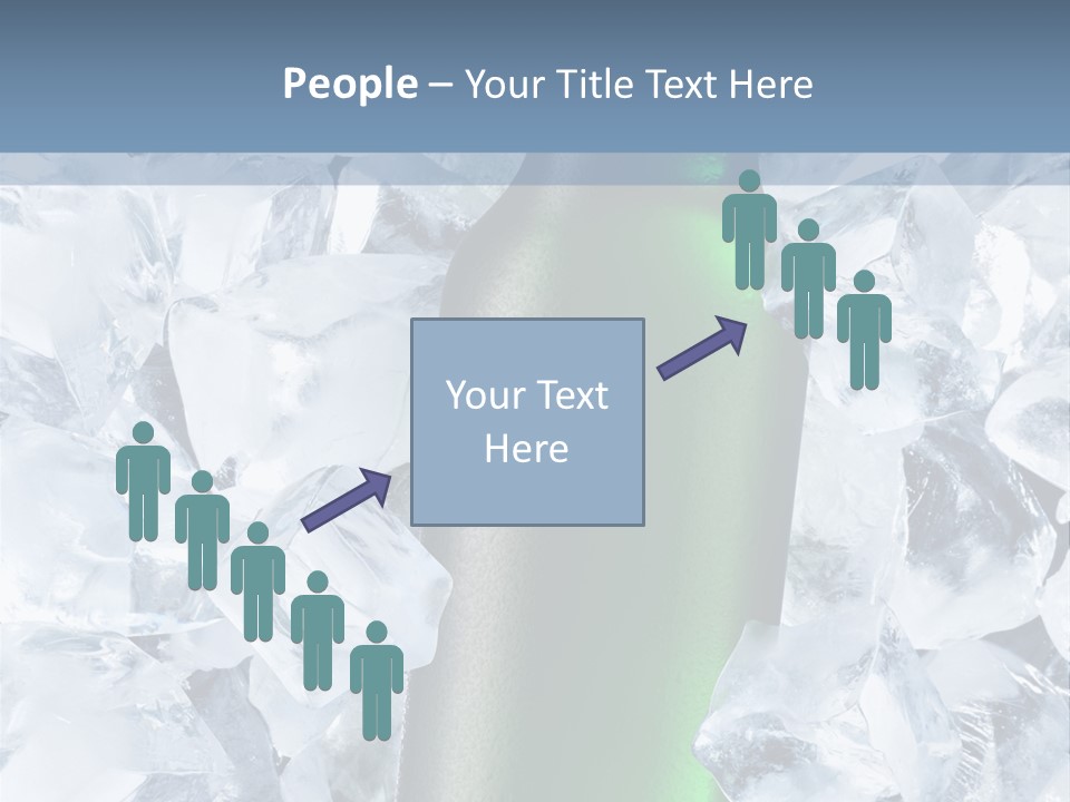 Beer On Ice PowerPoint Template