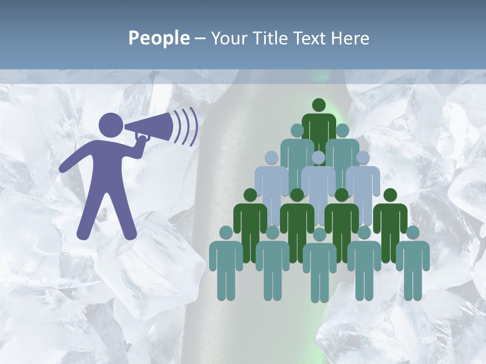 Beer On Ice PowerPoint Template