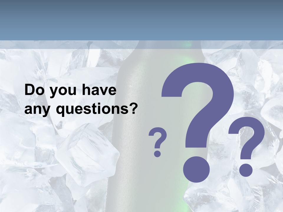 Beer On Ice PowerPoint Template