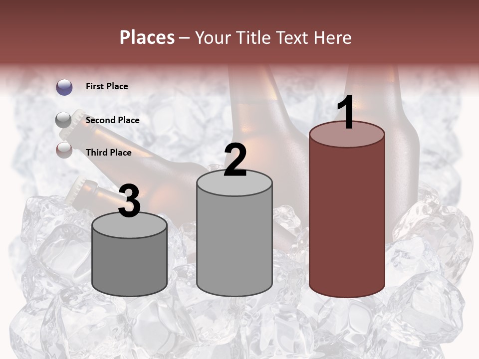 Beer On Ice PowerPoint Template