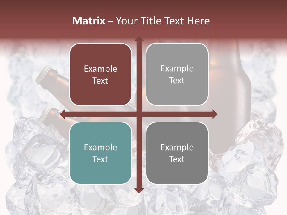 Beer On Ice PowerPoint Template