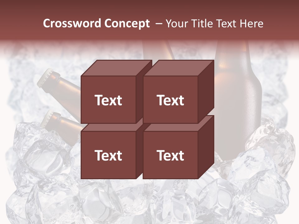 Beer On Ice PowerPoint Template