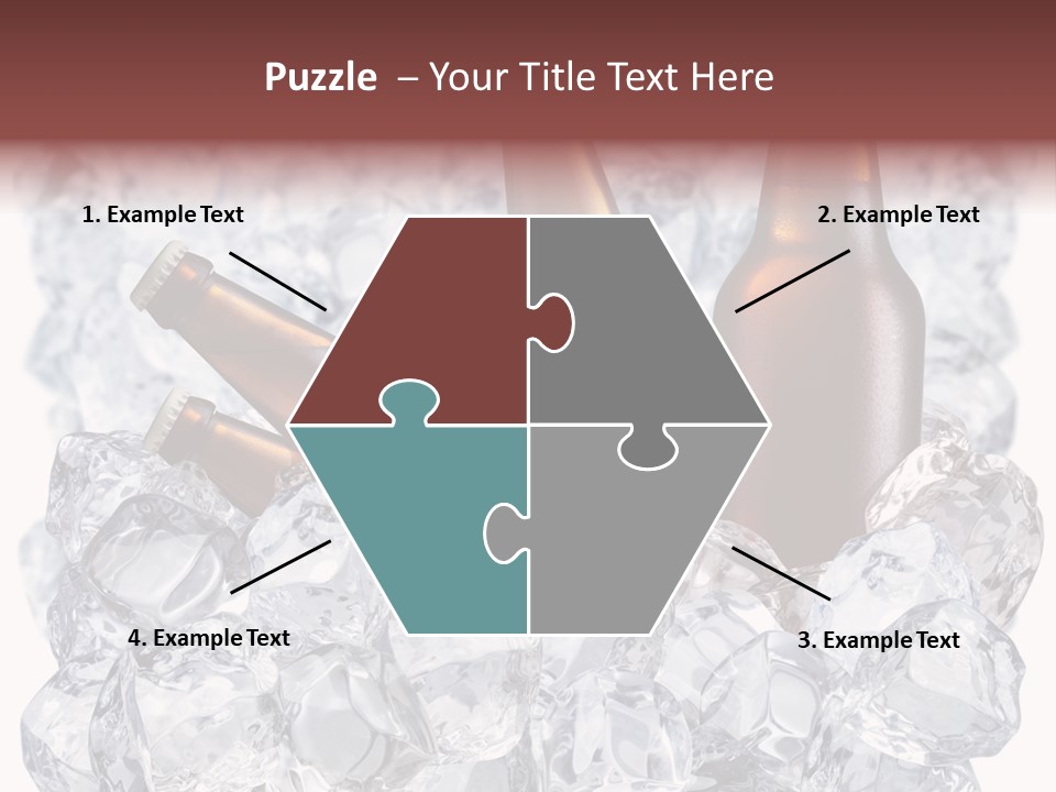 Beer On Ice PowerPoint Template