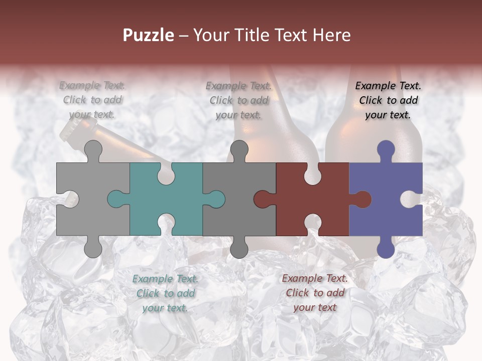 Beer On Ice PowerPoint Template