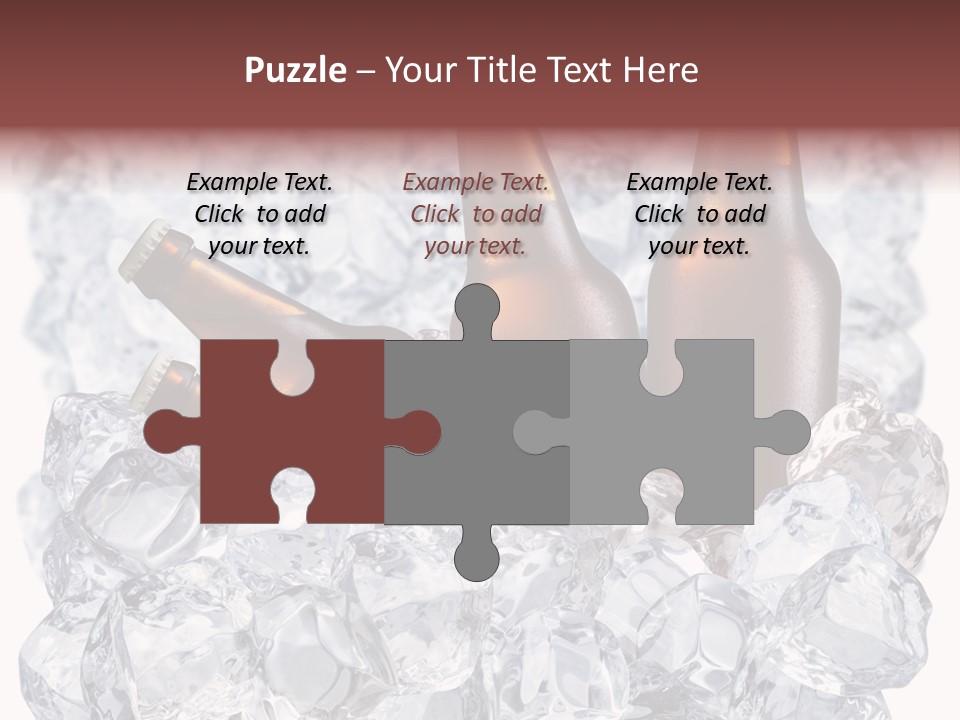 Beer On Ice PowerPoint Template